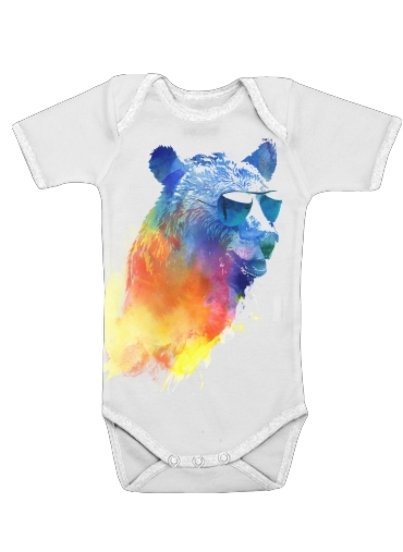 Sunny Bear voor Baby short sleeve onesies