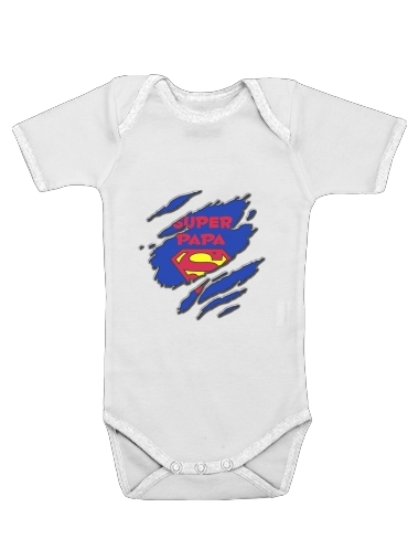  Super PAPA voor Baby short sleeve onesies