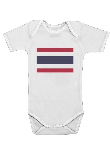  Tailande Flag voor Baby short sleeve onesies