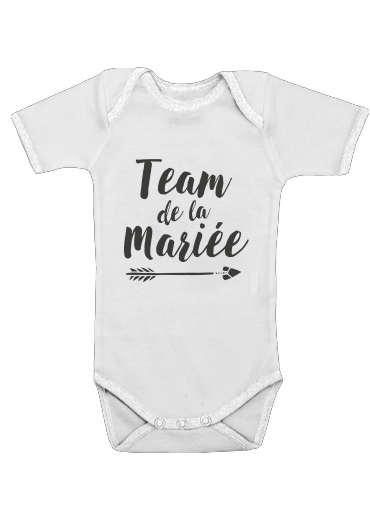  Team de la mariee voor Baby short sleeve onesies