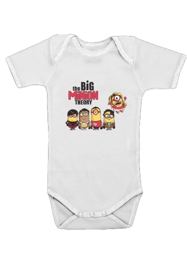  The Big Minion Theory voor Baby short sleeve onesies