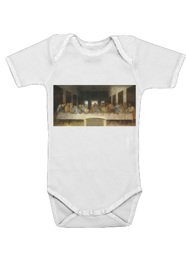  The Last Supper Da Vinci voor Baby short sleeve onesies