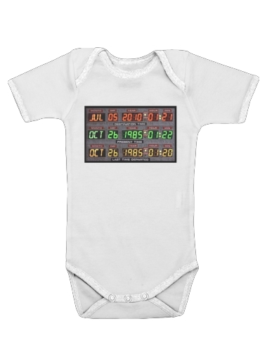  Time Machine Back To The Future voor Baby short sleeve onesies