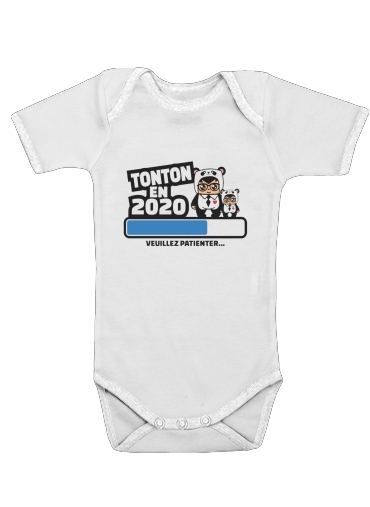  Tonton en 2020 Cadeau Annonce naissance voor Baby short sleeve onesies