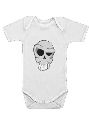  Toon Skull voor Baby short sleeve onesies