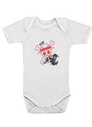  Traditional Pirate voor Baby short sleeve onesies
