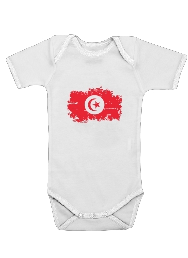  Tunisia Fans voor Baby short sleeve onesies