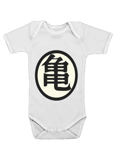  turtle symbol voor Baby short sleeve onesies