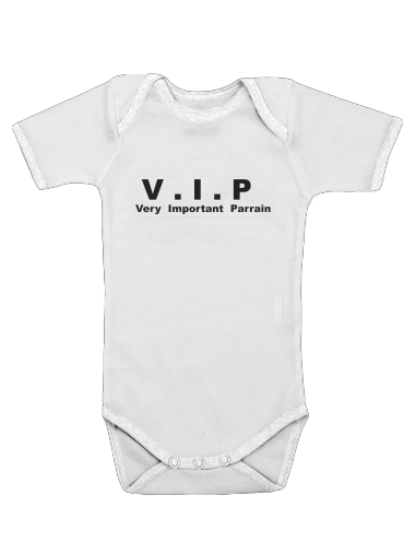  VIP Very important parrain voor Baby short sleeve onesies