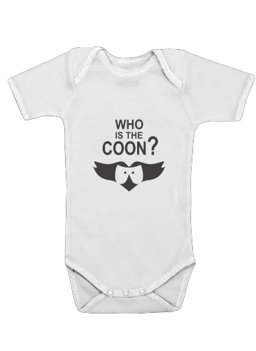  Who is the Coon ? Tribute South Park cartman voor Baby short sleeve onesies