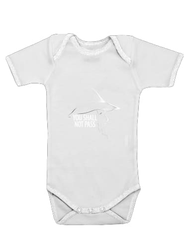  You shall not pass voor Baby short sleeve onesies
