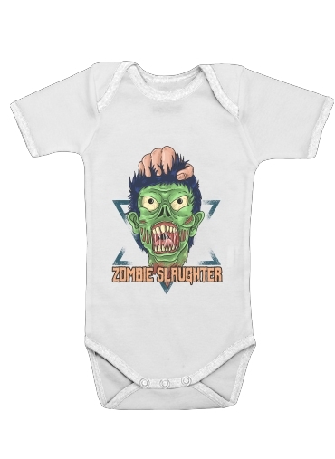  Zombie slaughter illustration voor Baby short sleeve onesies