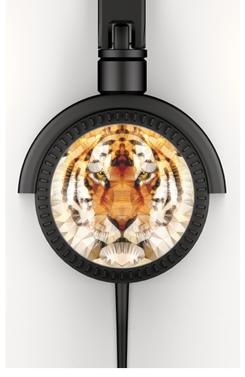  abstract tiger voor hoofdtelefoon