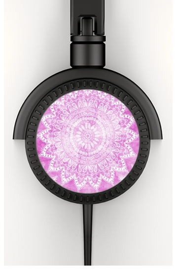  Pink Bohemian Boho Mandala voor hoofdtelefoon