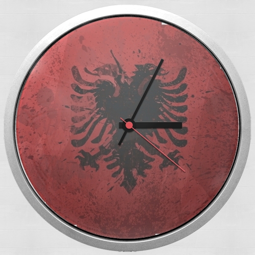  Albanie Painting Flag voor Wandklok