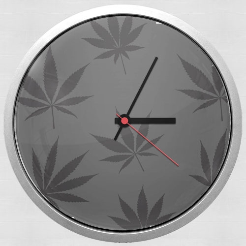  Cannabis Leaf Pattern voor Wandklok