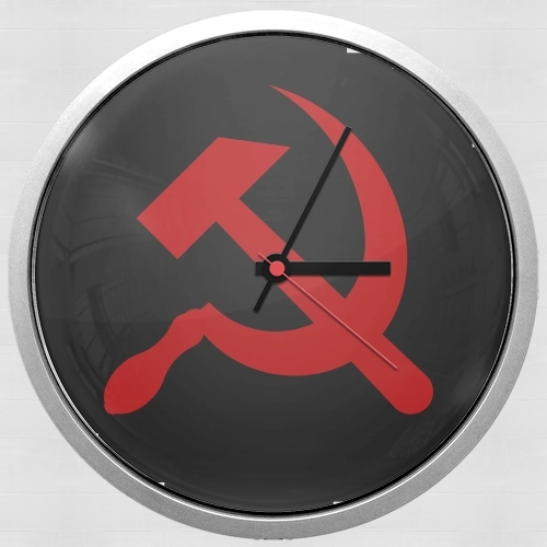  Communist sickle and hammer voor Wandklok