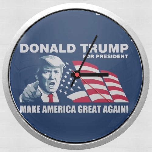  Donald Trump Make America Great Again voor Wandklok