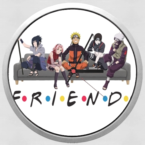  Friends parodie Naruto manga voor Wandklok