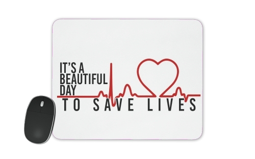  Beautiful Day to save life voor Mousepad