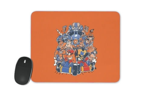  Crash Team Racing Fan Art voor Mousepad