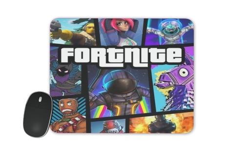  Fortnite - Battle Royale Art Feat GTA voor Mousepad