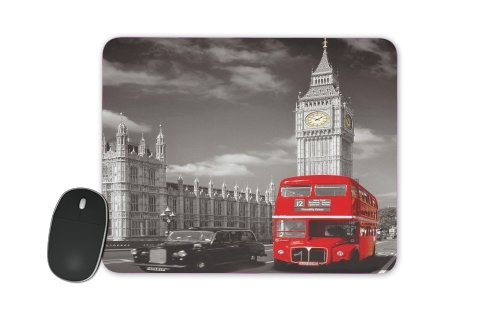  Red bus of London with Big Ben voor Mousepad