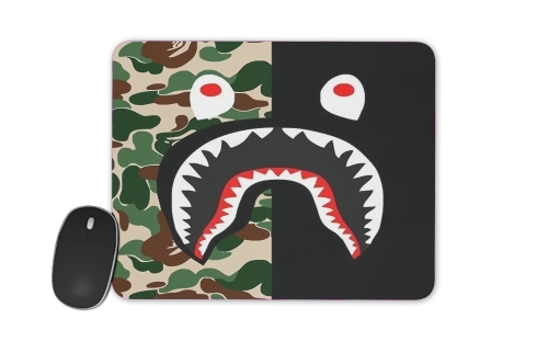  Shark Bape Camo Military Bicolor voor Mousepad