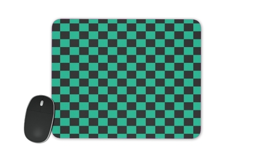  Tanjiro Pattern Green Square voor Mousepad