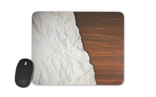  Wooden Crumbled Paper voor Mousepad