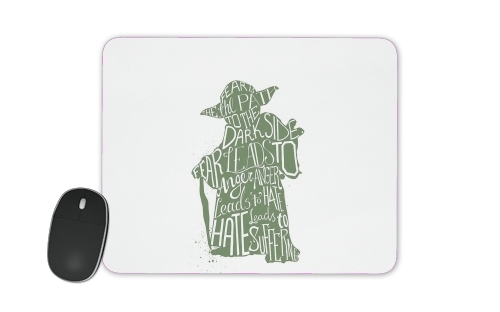  Yoda Force be with you voor Mousepad
