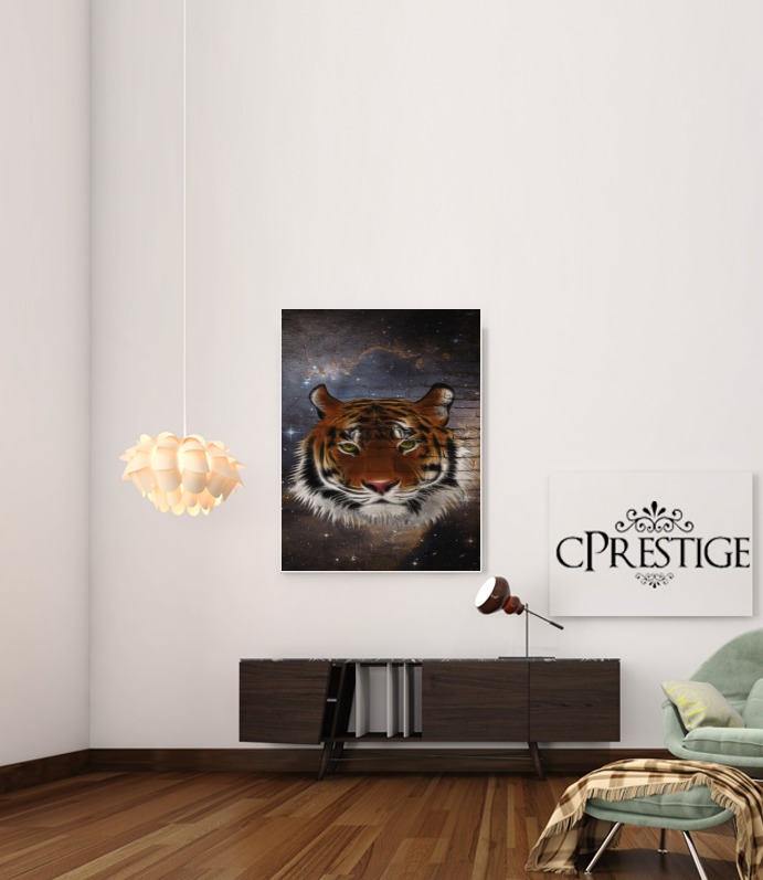  Abstract Tiger voor Bericht lijm 30 * 40 cm