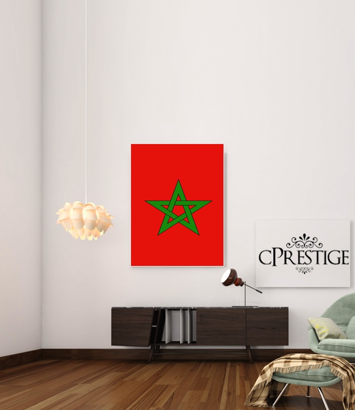  Flag Morocco voor Bericht lijm 30 * 40 cm