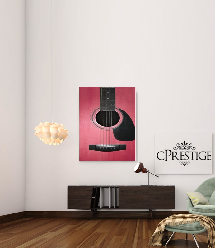  Pink Guitar voor Bericht lijm 30 * 40 cm