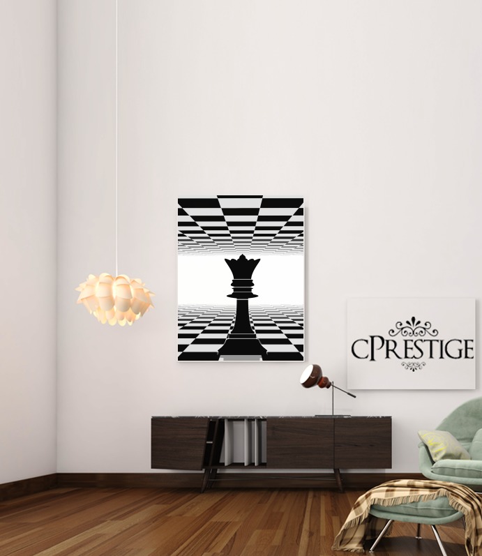  Queen Chess voor Bericht lijm 30 * 40 cm