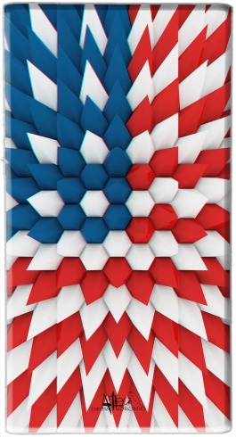  3D Poly USA flag voor draagbare externe back-up batterij 5000 mah Micro USB