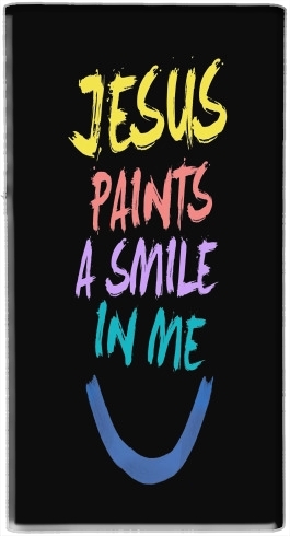  Jesus paints a smile in me Bible voor draagbare externe back-up batterij 5000 mah Micro USB
