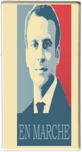  Macron Propaganda En marche la France voor draagbare externe back-up batterij 5000 mah Micro USB