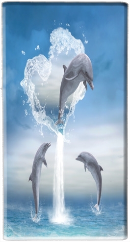  The Heart Of The Dolphins voor draagbare externe back-up batterij 5000 mah Micro USB