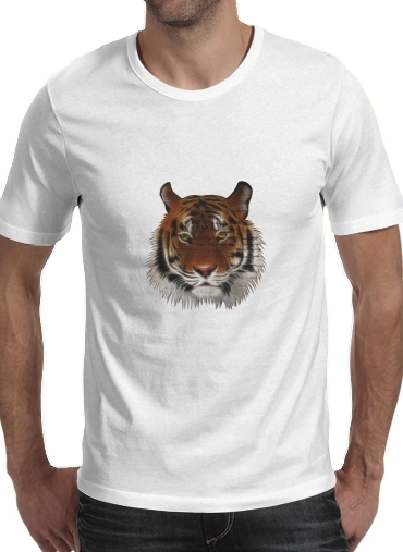  Abstract Tiger voor Mannen T-Shirt