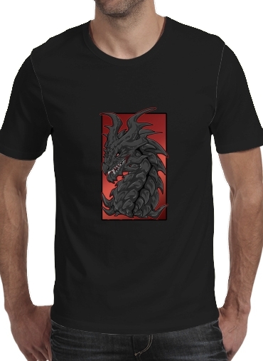 zwart- Aldouin Fire A dragon is born voor Mannen T-Shirt