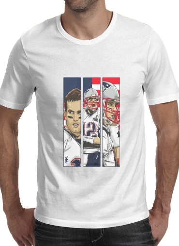 Brady Champion Super Bowl XLIX voor Mannen T-Shirt