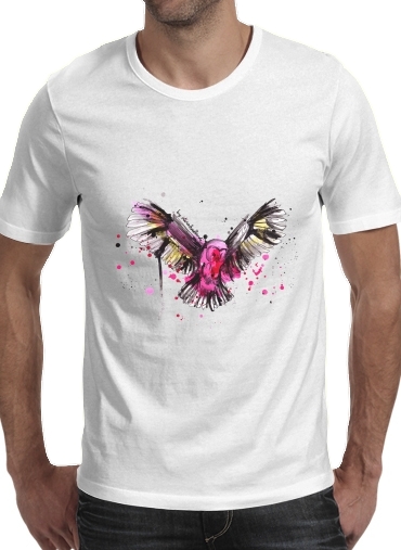  Colored Owl voor Mannen T-Shirt