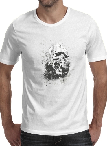  Dark Gothic Skull voor Mannen T-Shirt