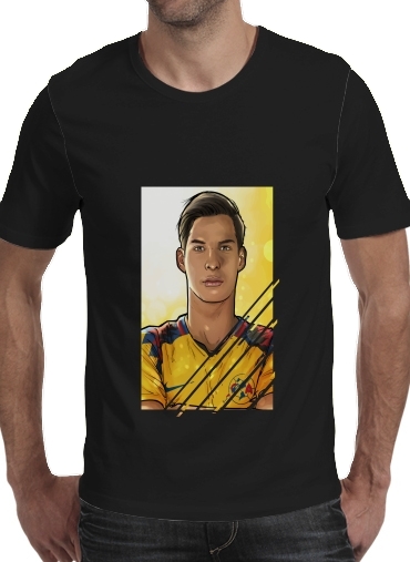 zwart- Diego Lainez America voor Mannen T-Shirt