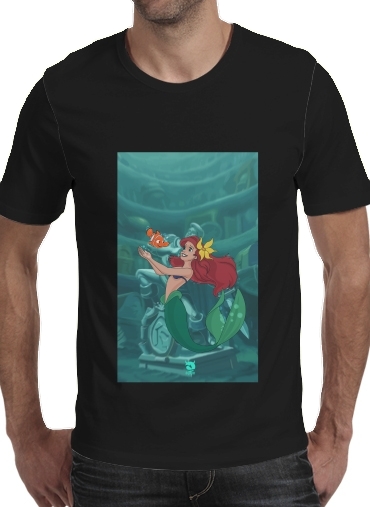 zwart- Disney Hangover Ariel and Nemo voor Mannen T-Shirt