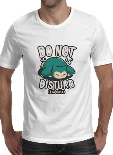  Do not disturb im busy voor Mannen T-Shirt