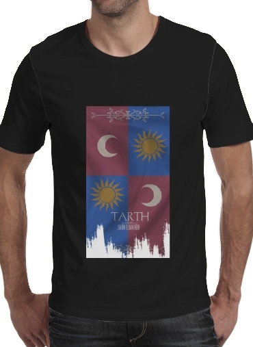 zwart- Flag House Tarth voor Mannen T-Shirt