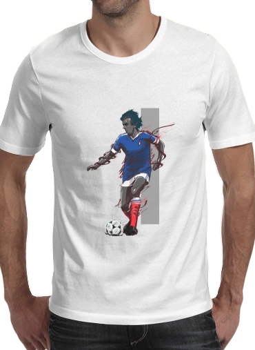  Football Legends: Michel Platini - France voor Mannen T-Shirt