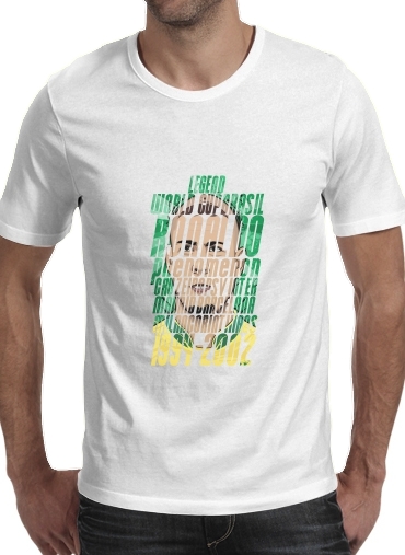  Football Legends: Ronaldo R9 Brasil  voor Mannen T-Shirt